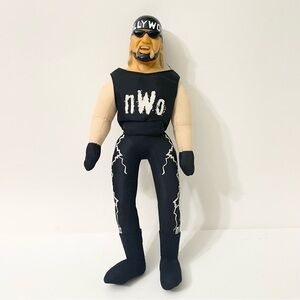 Vintage 1999 NWO Hulk Hollywood Hogan WCW Plush Wrestler 17” Tall